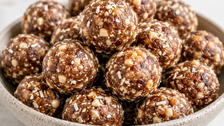 Sweet & Chewy Date Nut Bites!