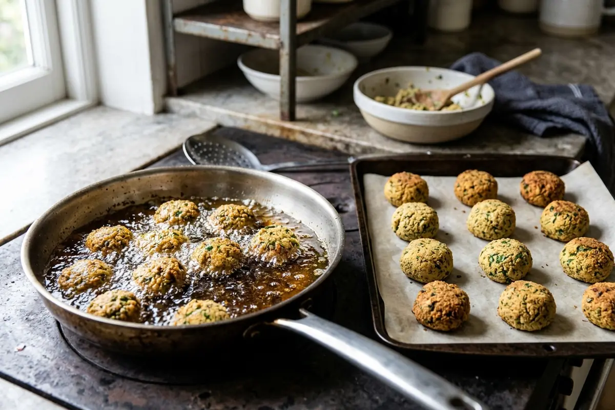 How to fry or bake gluten free falafel Falafel gluten free — How to fry or bake gluten free falafel