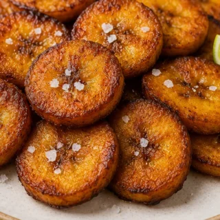Sweet & Crispy Fried Plantains!