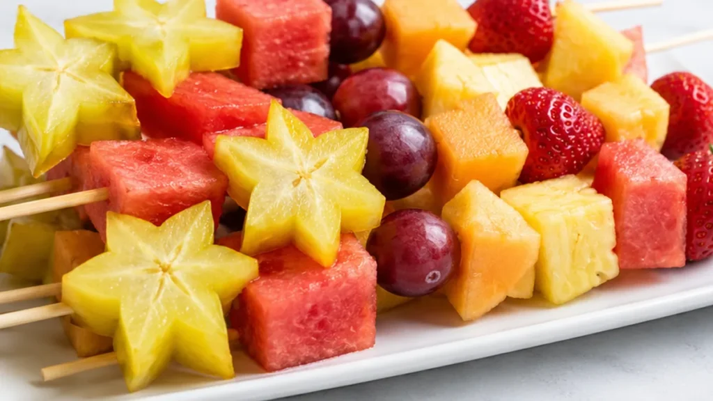 Magical Fruit Wands! Easy & Fun for Everyone! Fruit Wands: craft these fun and healthy fruit skewers for your next party. An amazing, kid-friendly snack that's