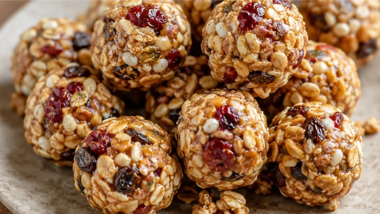 Irresistible Chewy Granola Balls!