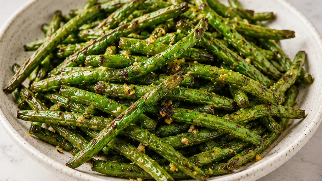 Crispy Air Fryer Green Beans Recipe - Green beans air fryer: Make the best crispy, easy green beans in minutes! This recipe is a healthy and delicious side dish