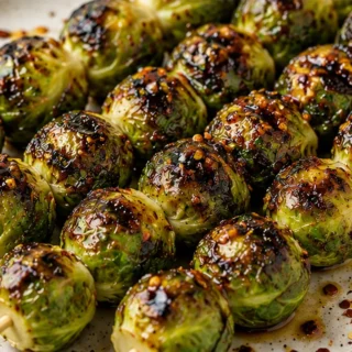 Grilled Brussels Sprouts with Maple-Mustard Glaze - Grilled Brussels sprouts: enjoy this flavorful side dish with a sweet maple-mustard glaze. Perfect for BBQs