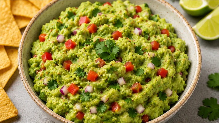 Creamy Avocado Guacamole Recipe