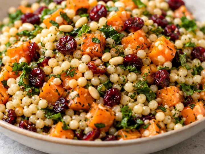 Vibrant Israeli Couscous Salad!