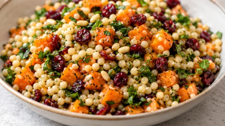 Vibrant Israeli Couscous Salad!