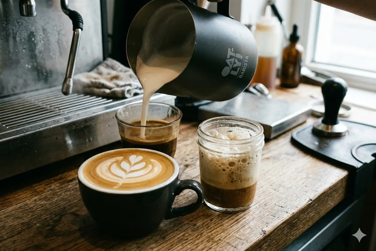 Why barista editions matter Making a dairy-free coffee — Why barista editions matter