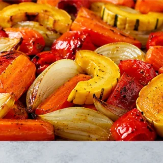 Sweet & Savory Maple Roast Vegetables! So Easy!