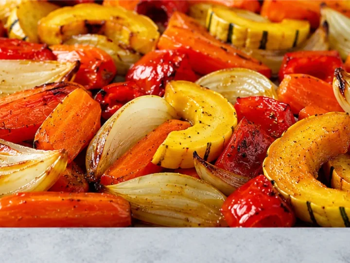 Sweet & Savory Maple Roast Vegetables! So Easy!