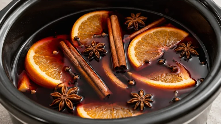 ” Mulled Wine: Winter Magic in a Slow Cooker”