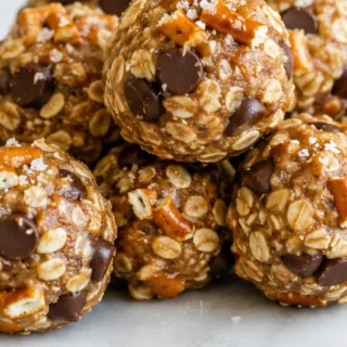 Sweet & Salty Peanut Butter Bites