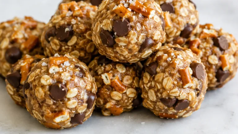 Sweet & Salty Peanut Butter Bites