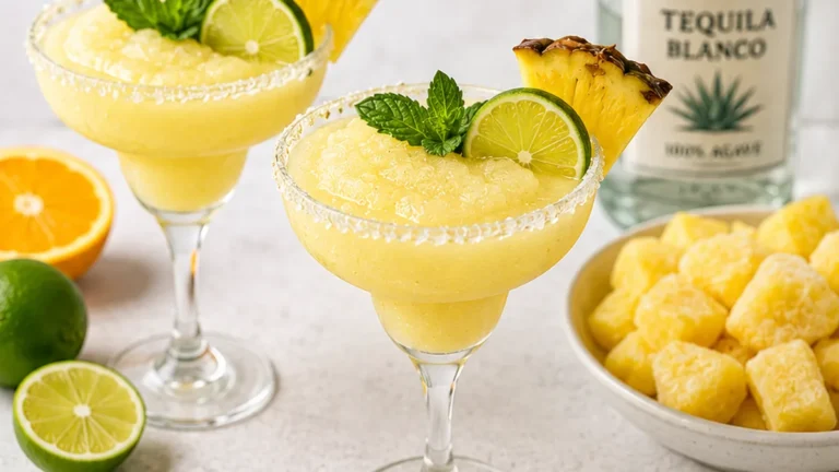 Frozen Pineapple Margarita Magic!