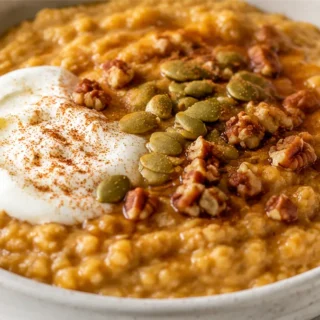 Creamy Instant Pot Pumpkin Oatmeal