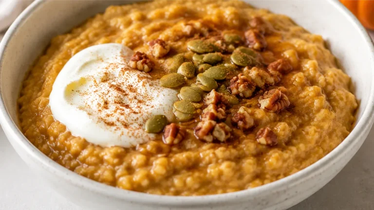 Creamy Instant Pot Pumpkin Oatmeal