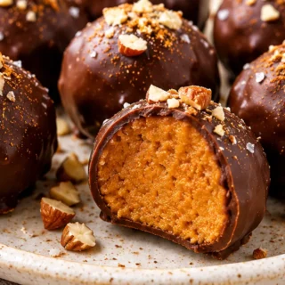No-Bake Pumpkin Pie Truffles: Your Fall Obsession! - pumpkin truffles