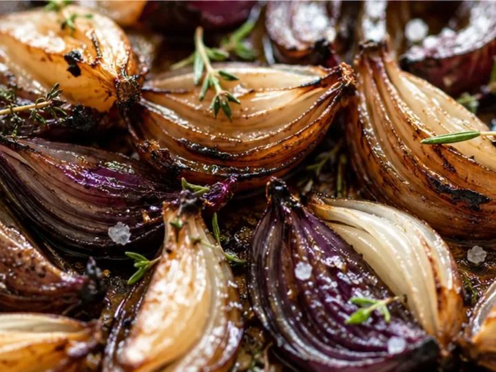 Sweet & Tangy Balsamic Roasted Onions