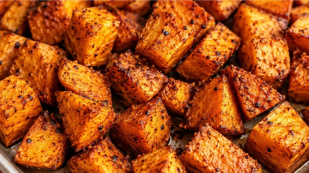 Crispy Roasted Sweet Potatoes: Your New Favorite Side! Roasted sweet potatoes: Master this simple, flavorful recipe for perfectly caramelized veggies. A fantast
