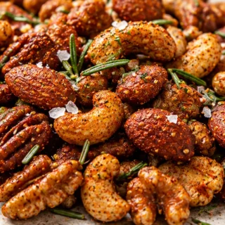 ️ Craveable Chili Rosemary Nuts: Your New Go-To Snack! Rosemary nuts: Bake these savory, spiced nuts in under 30 minutes. A perfect, easy-to-make crunchy snack