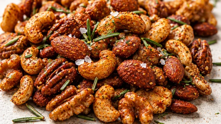️ Craveable Chili Rosemary Nuts: Your New Go-To Snack!