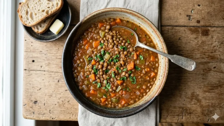 Slow Cooker Lentil Soup