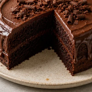 Decadent Vegan Chocolate Cake: Pure Bliss! Vegan chocolate cake: bake this moist, decadent dessert in under an hour. Rich cocoa, creamy almond butter frosting,