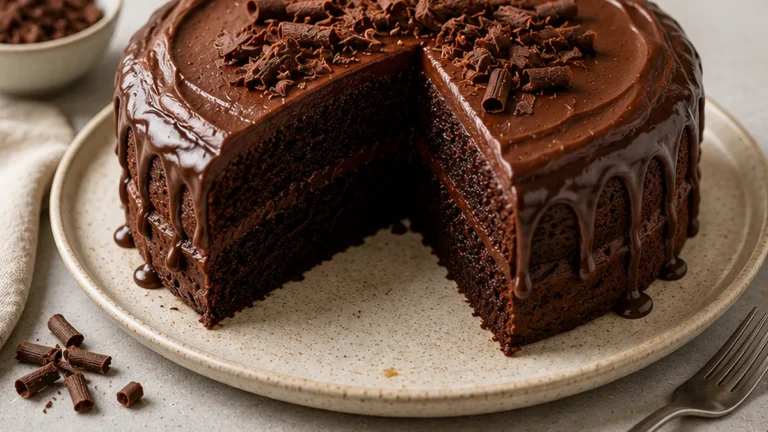 Decadent Vegan Chocolate Cake: Pure Bliss!