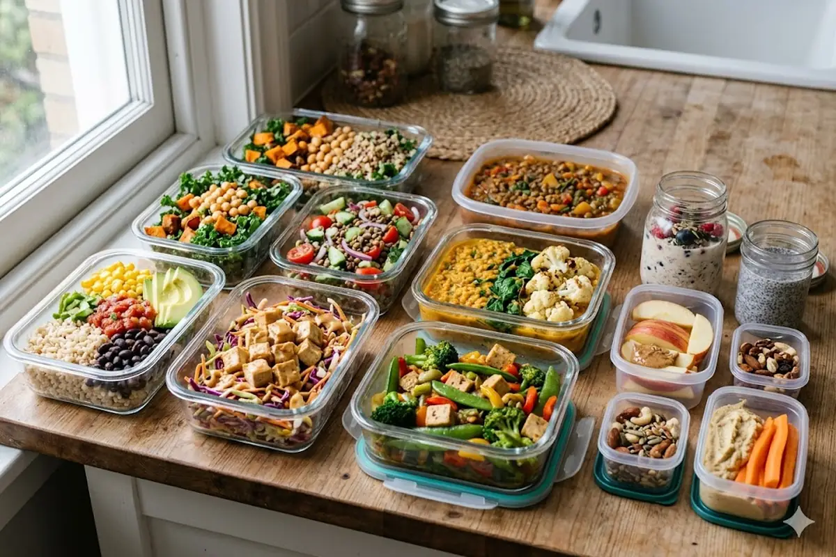 A Sample Week From One Prep Session Vegan meal prep — A Sample Week From One Prep Session