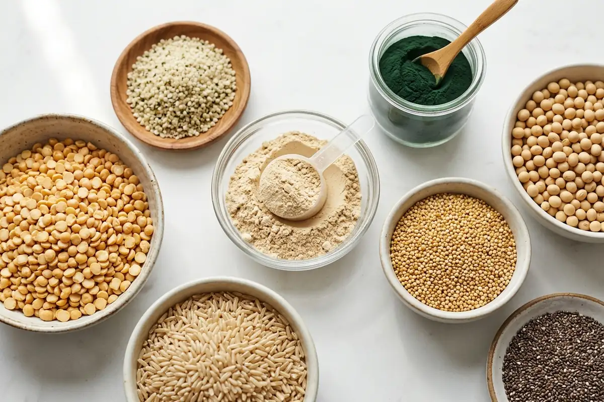 What about vegan protein powder? Vegan protein sources — What about vegan protein powder?