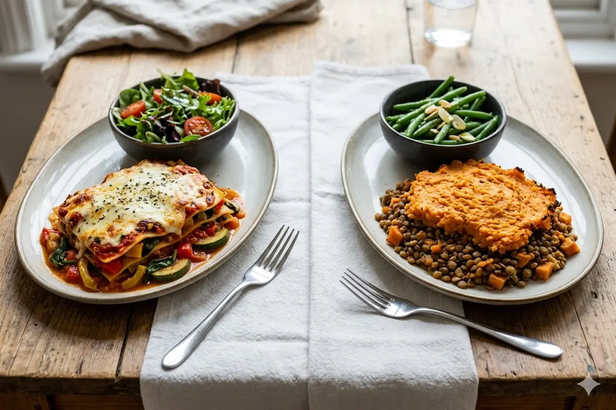 Cooking on Each Side of the Line Vegetarian vs vegan — Cooking on Each Side of the Line