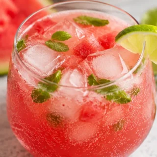 Zesty Watermelon Limeade: Your Ultimate Summer Hydration Hack! ️ - Watermelon limeade: craft this refreshing and hydrating mocktail in minutes. Perfect for hot