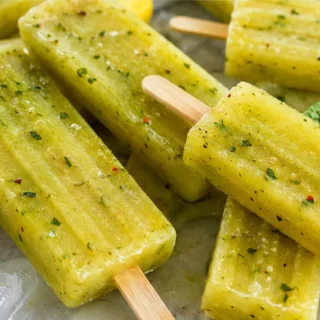 Tangy Mango Popsicles: Summer Refreshment - aam panna