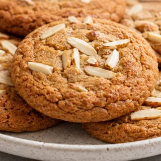 Chewy Vegan Almond Cookies: Easy & Delicious! Almond cookies: bake these deliciously chewy and naturally vegan treats. Made with almond butter and agave, perfec