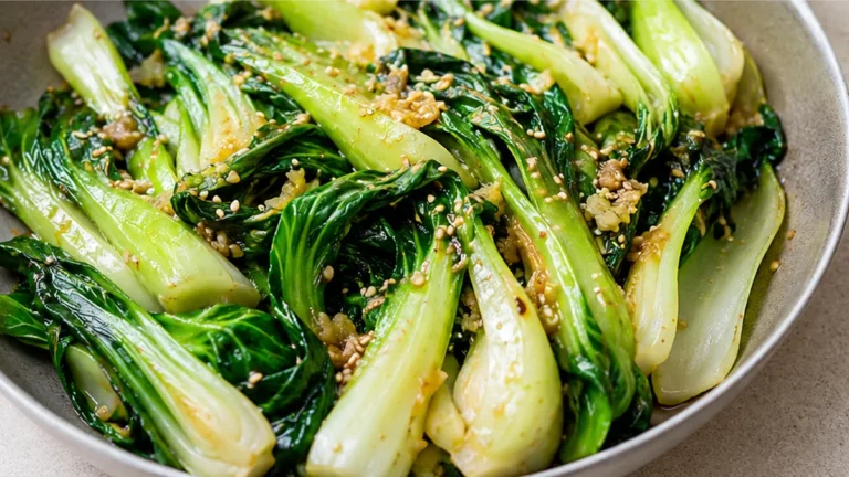 Flavor Bomb Baby Bok Choy: Quick & Delicious Side!
