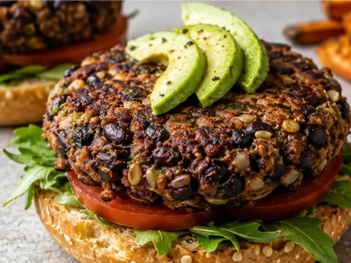 Juicy Bean Burgers: Plant-Powered Perfection!