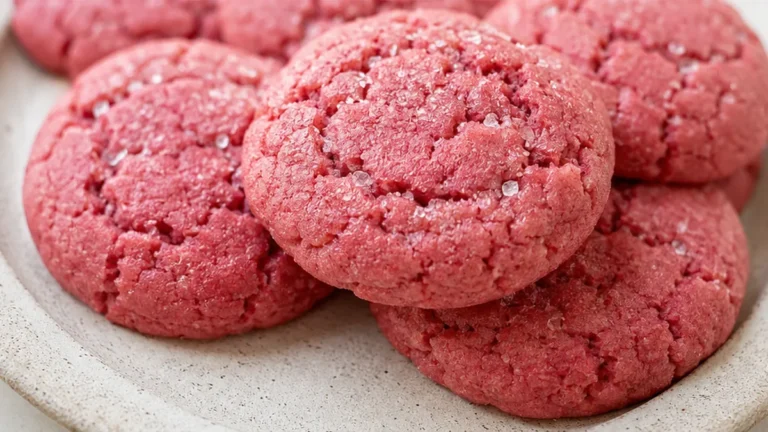 Sweet Beet Cookies: A Naturally Pink Treat!