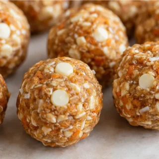 No-Bake Carrot Cake Bites: Sweet, Healthy & Easy! Carrot cake bites: master these delicious raw vegan treats in minutes. Perfect for a healthy snack or dessert