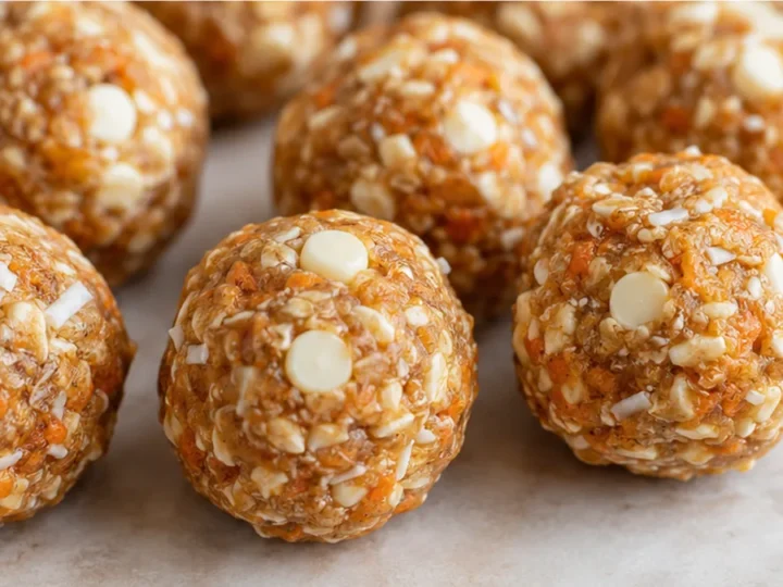 No-Bake Carrot Cake Bites: Sweet, Healthy & Easy!