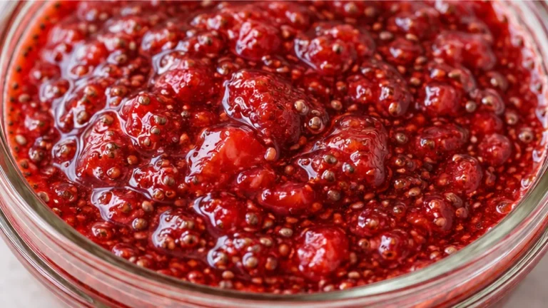Homemade Strawberry Chia Jam in Minutes!