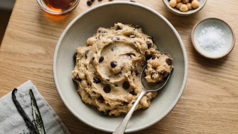 Chickpea Cookie Dough You Can Actually Eat by the Spoon
