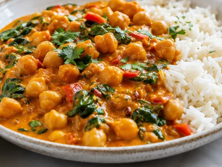 ️ Creamy Chickpea Curry: Weeknight Obsession!