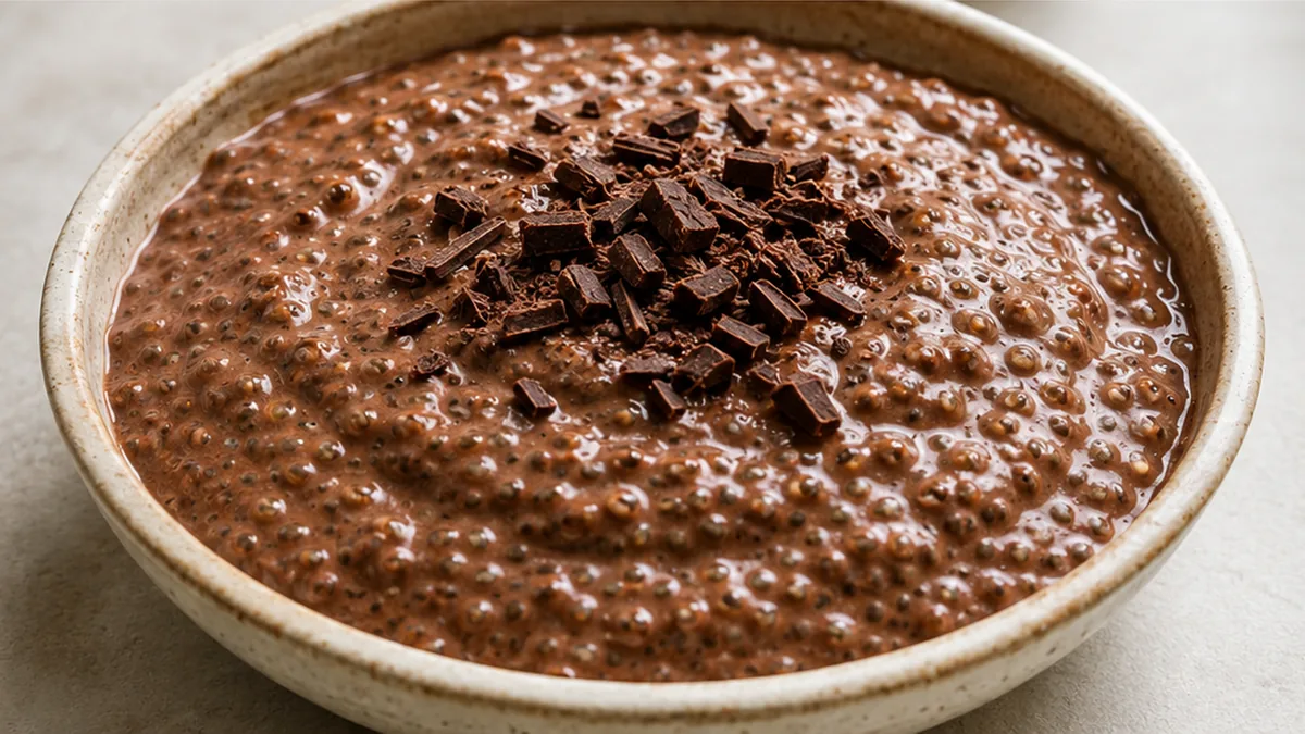 Vegan Chocolate Chia Mousse Recipe - Chocolate chia mousse: master this creamy, dairy-free dessert with just 6 simple ingredients. Perfect for a healthy, satisf