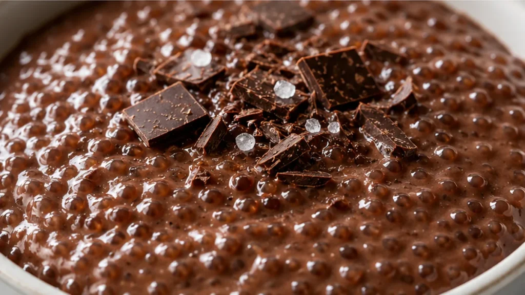 Silky Chocolate Tapioca Pudding Recipe