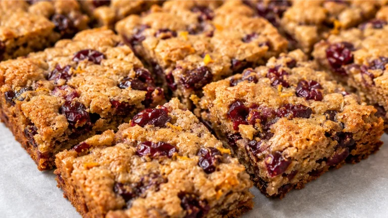 Cranberry Orange Cookie Bars