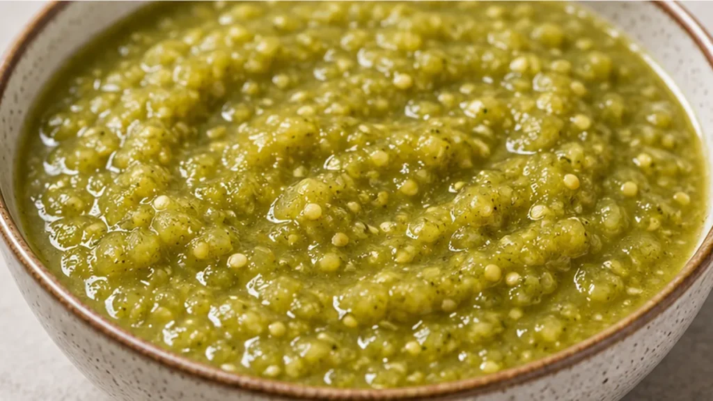 Homemade Green Enchilada Sauce