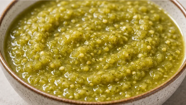 Homemade Green Enchilada Sauce