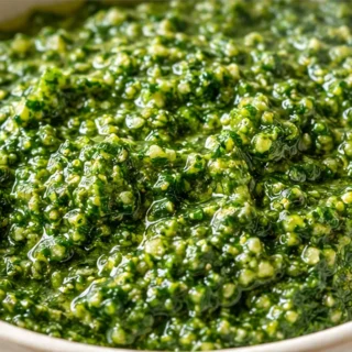 5-Minute Vegan Kale Pesto - Kale pesto: whip up this fresh and flavorful vegan pesto in just 5 minutes. Perfect for pasta, pizza, or as a healthy dip.
