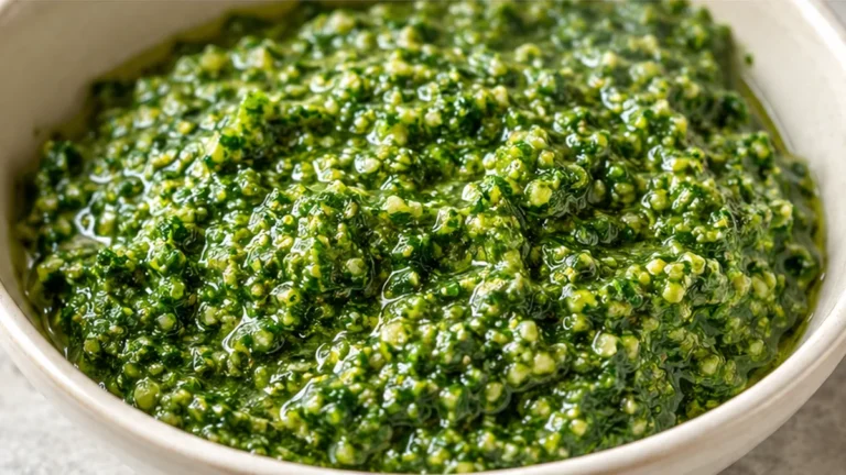 5-Minute Vegan Kale Pesto