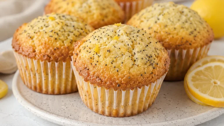 Sunny Lemon Poppy Seed Muffins: Zest & Joy!