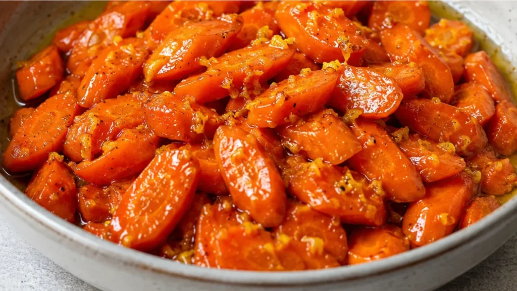 Dazzling Orange Glazed Carrots: Your New Favorite Side! Orange glazed carrots: whip up these tender, sweet, and vibrant carrots with fresh ginger and orange zes